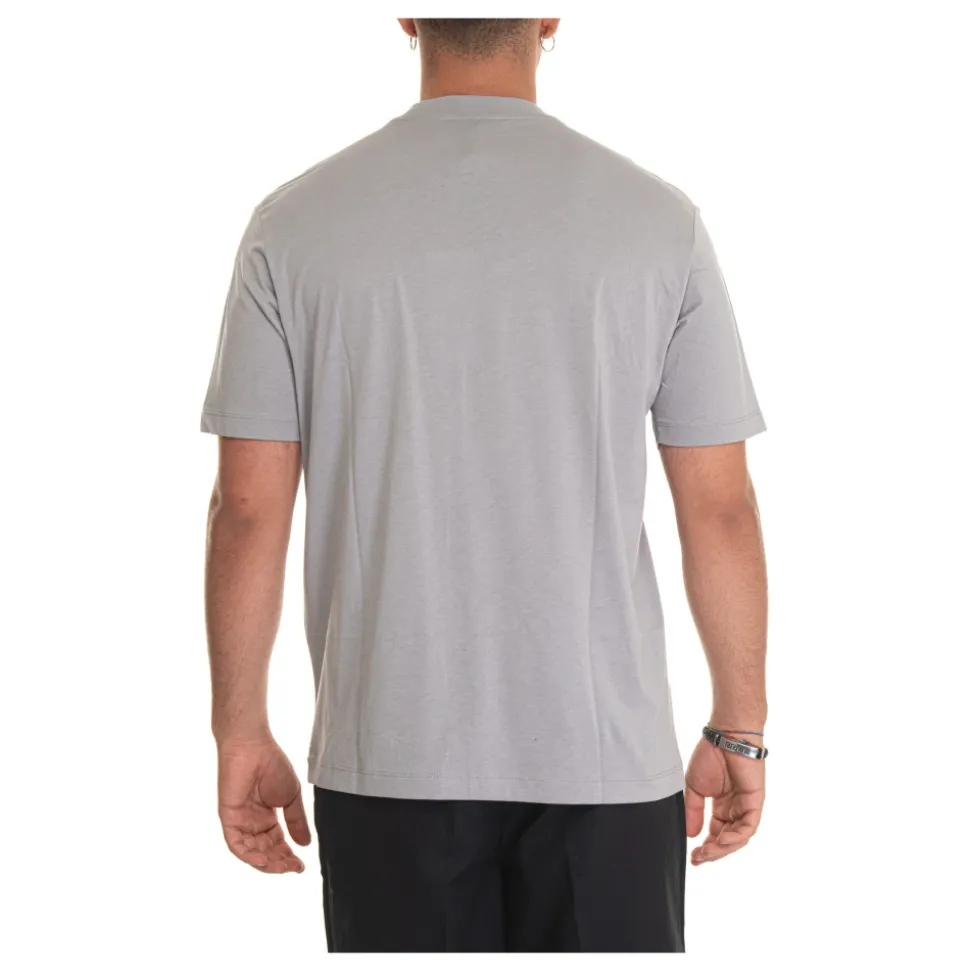 Pima Jersey T-shirt with Logo Embroidery