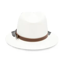 Pinched Crown Wide Brim Hat