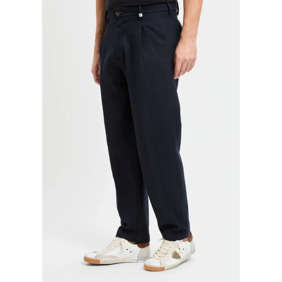 Pinstriped Tailored Trousers