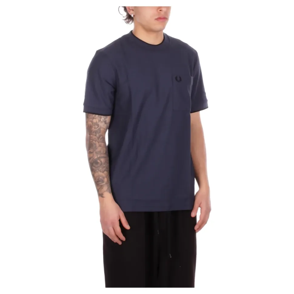 Pocket Detail Pique T-Shirt