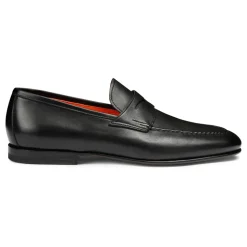 Polished Leather Penny Loafer