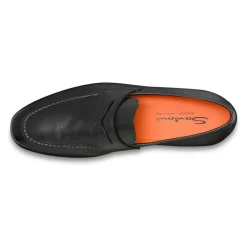 Polished Leather Penny Loafer
