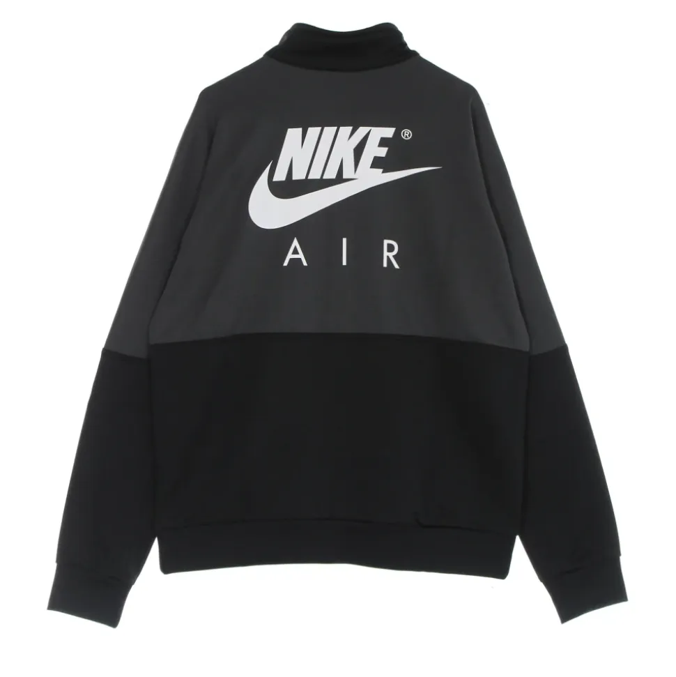 Poly Knit Tracksuit Jacket Black/White