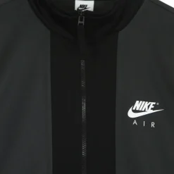 Poly Knit Tracksuit Jacket Black/White