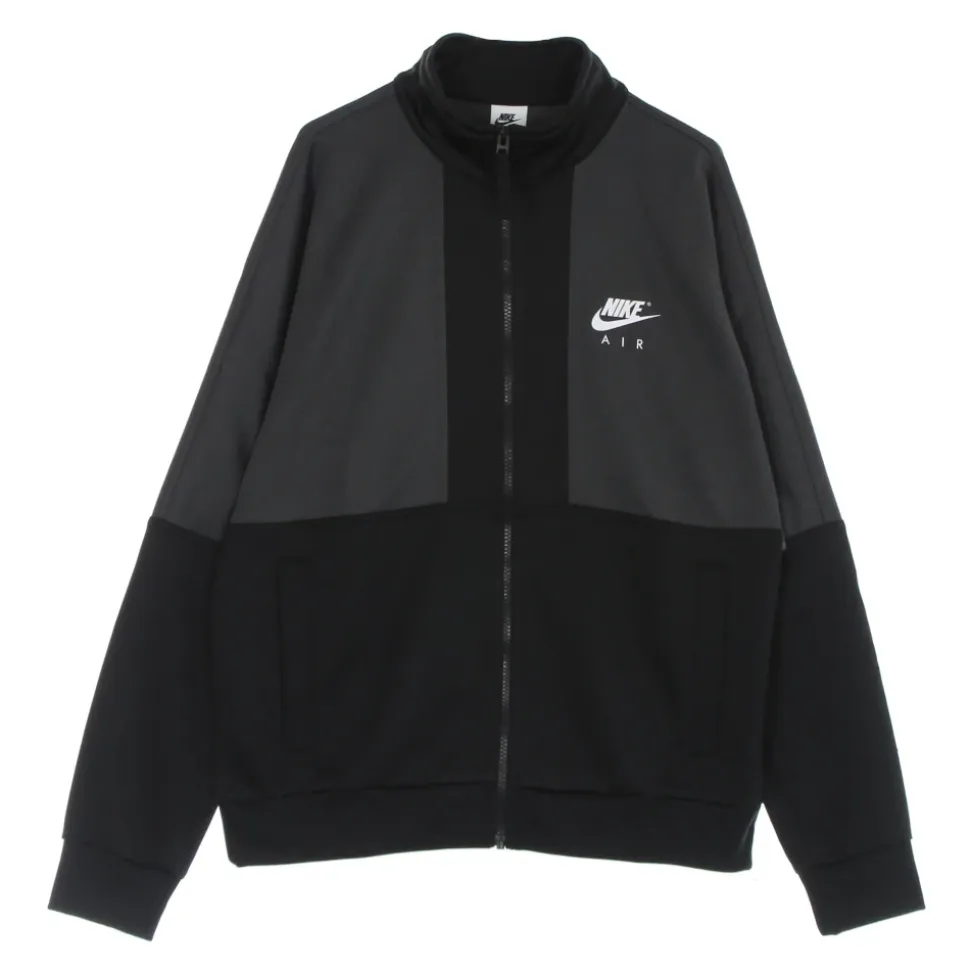 Poly Knit Tracksuit Jacket Black/White