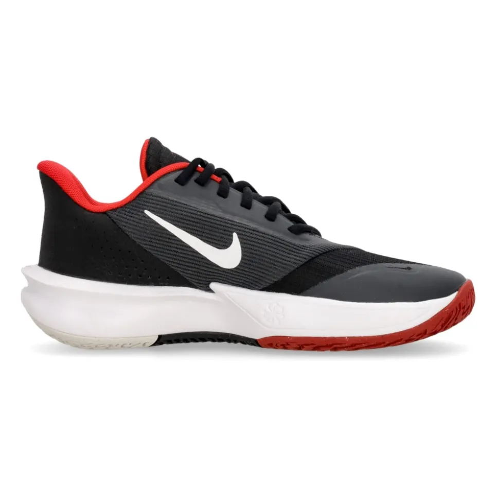 Precision VII Low Sneaker Black/White/Red