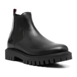 Premium Chunky Black Ankle Boots