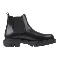 Premium Chunky Black Ankle Boots