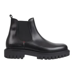 Premium Chunky Black Ankle Boots