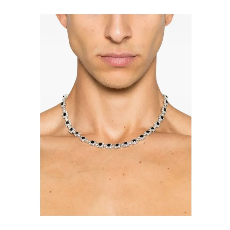 Princess Cut Crystal Necklace