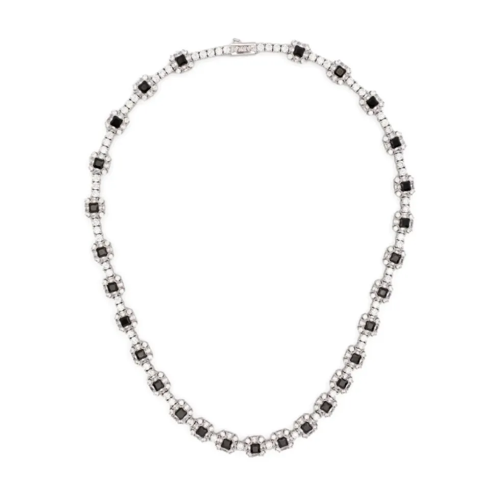 Princess Cut Crystal Necklace