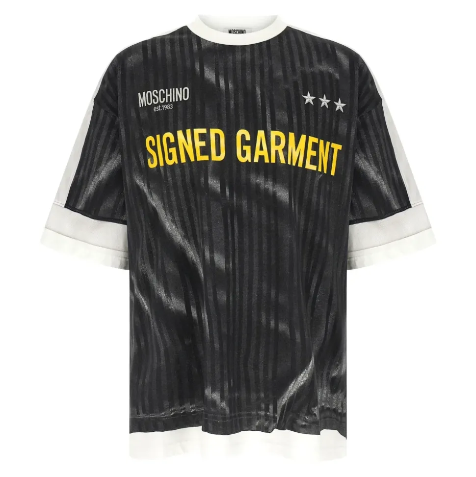 Printed cotton jersey T-shirt