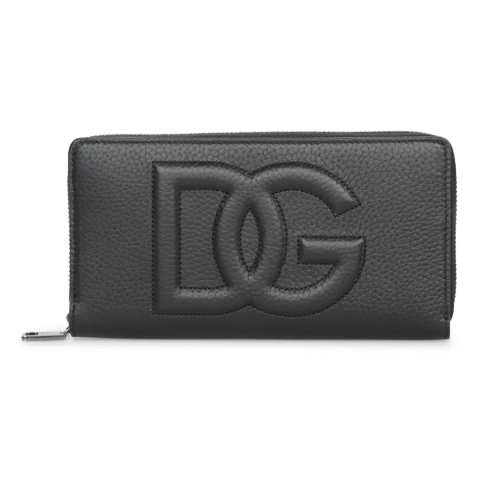 Printed Deer Leather Wallet