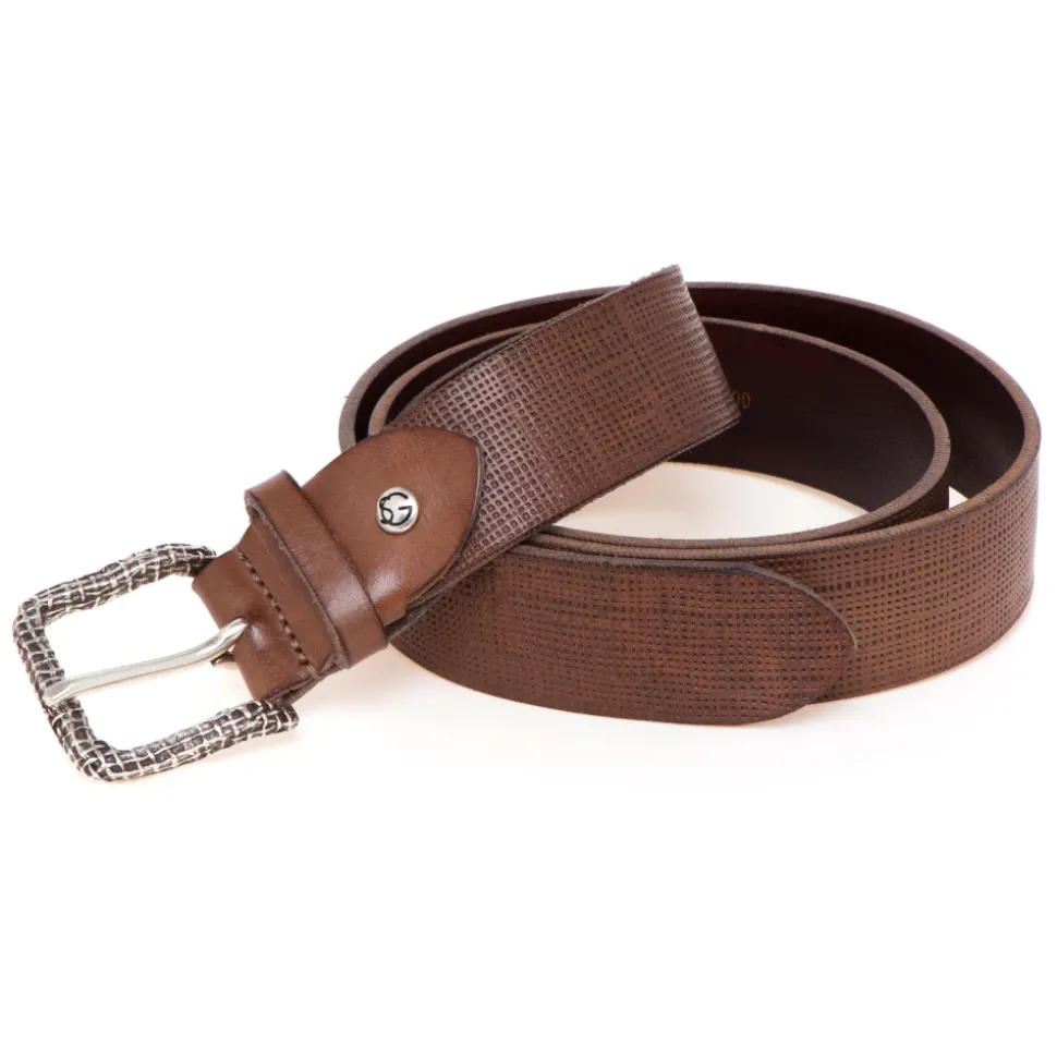 Printed Leather Belt