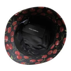 Printed Wide Brim Bucket Hat