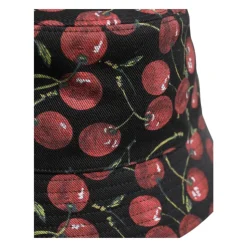 Printed Wide Brim Bucket Hat