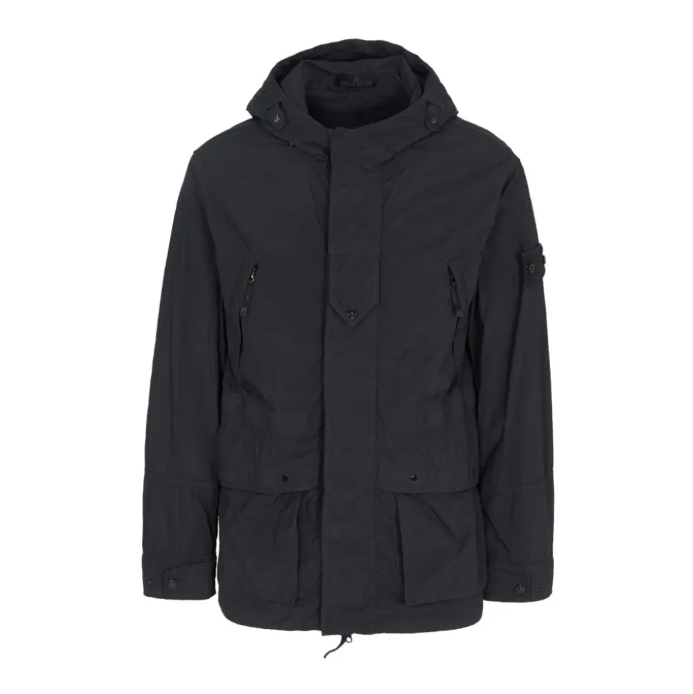 Q100024 Shiny Stretch Nylon Parka