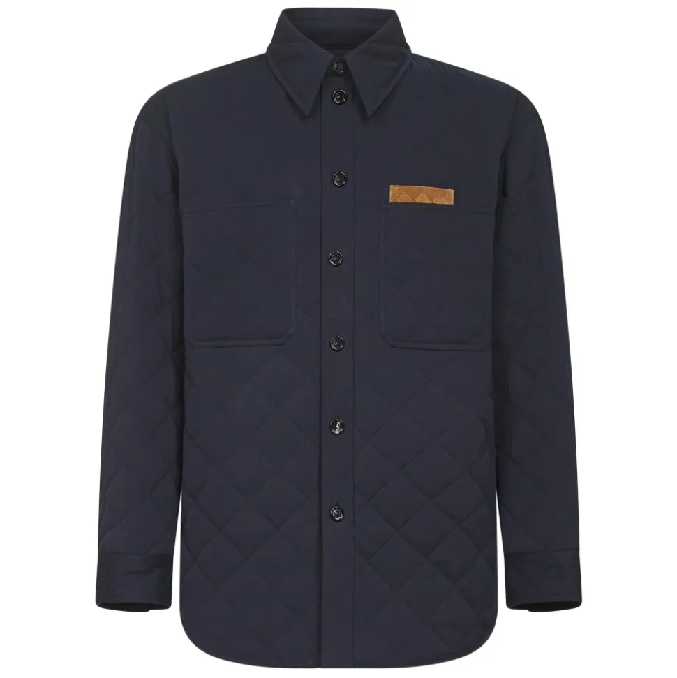 Quilted Cotton Overshirt