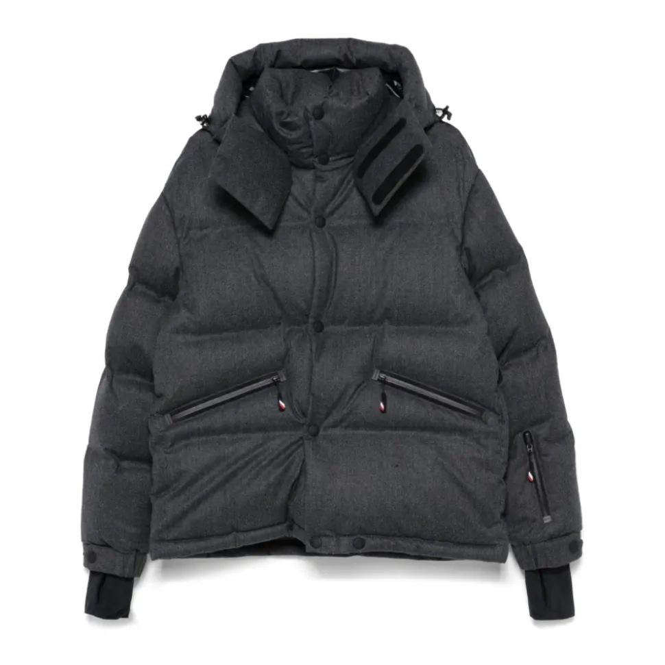 Quilted Grey Winter Jacket