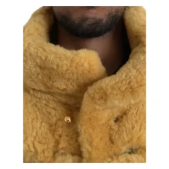 Quilted Shearling Coat