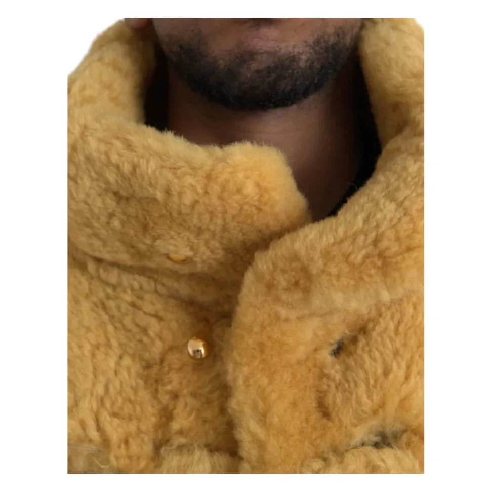 Quilted Shearling Coat