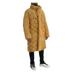 Quilted Shearling Coat