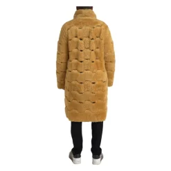Quilted Shearling Coat