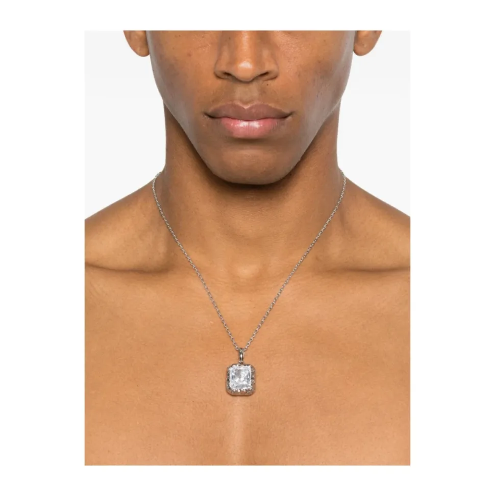 Radiant Square Pendant Necklace
