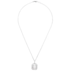 Radiant Square Pendant Necklace