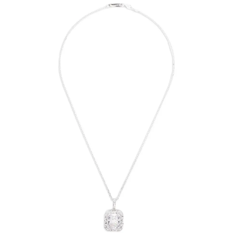 Radiant Square Pendant Necklace