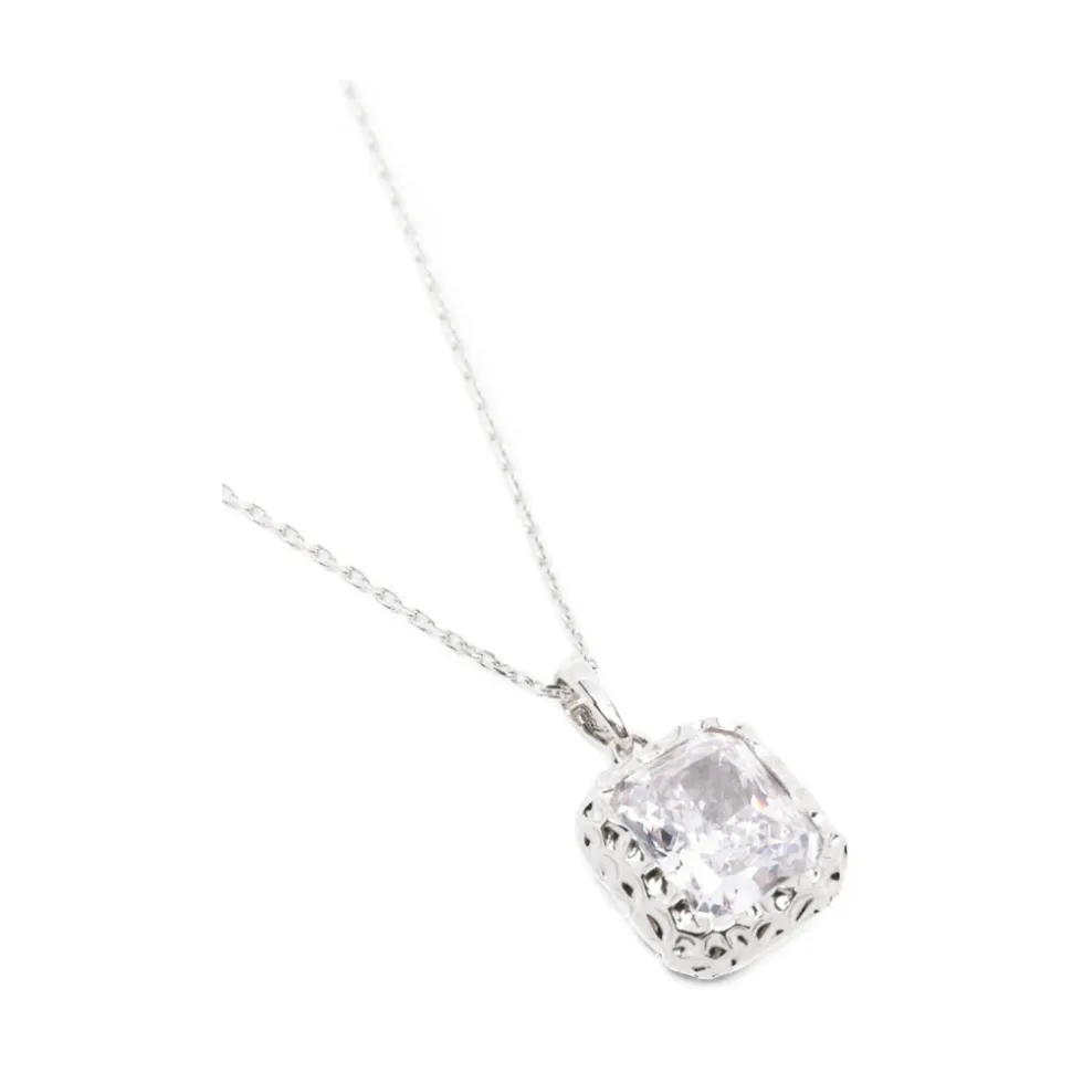 Radiant Square Pendant Necklace