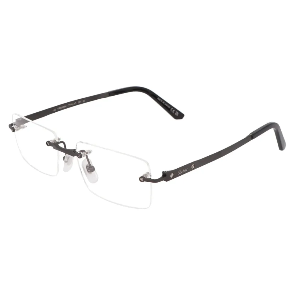 Rectangular Metal Frame Eyeglasses
