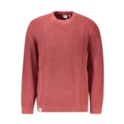 Red Cotton Men Sweater
