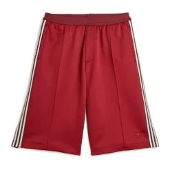 Red Track Shorts Retro Style