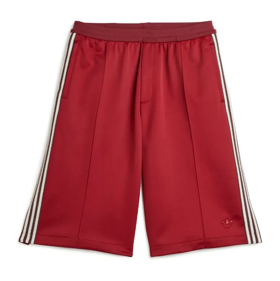 Red Track Shorts Retro Style