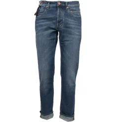Regular Fit Cotton Blend 5 Pocket Jeans