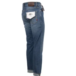 Regular Fit Cotton Blend 5 Pocket Jeans