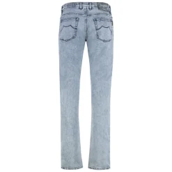 Regular Fit Jeans with Leather Logo