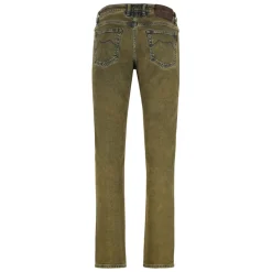 Regular Fit Jeans with Leather Logo