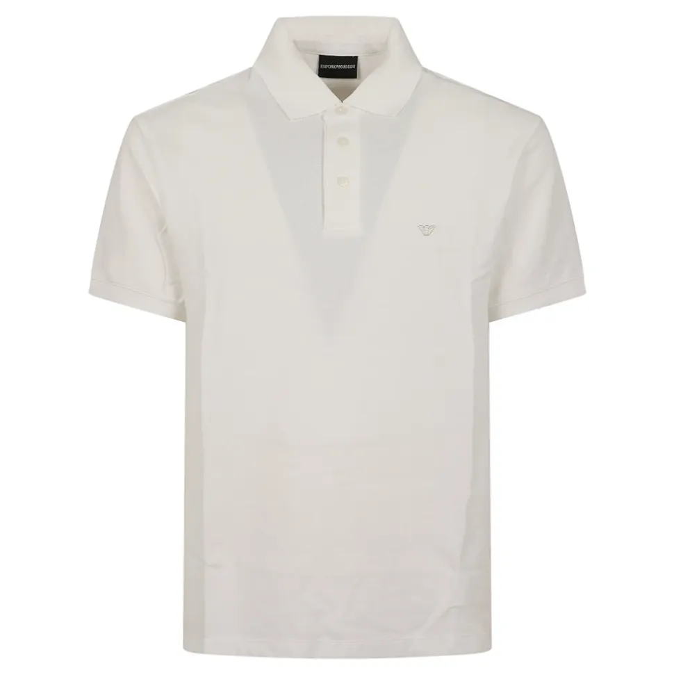 Regular fit piqué polo shirt