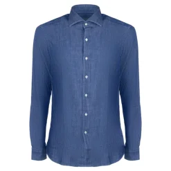 Regular Fit Stone Washed Denim Shirt
