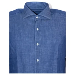 Regular Fit Stone Washed Denim Shirt