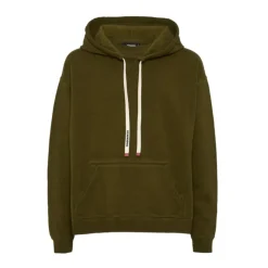 Relax Fit Pullover Hoodie in Green