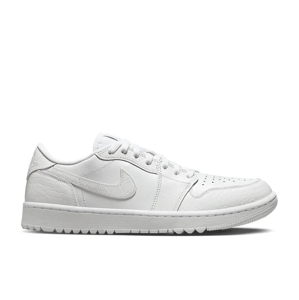 Retro Low Golf White Croc Shoes
