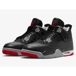 Retro Red Black Sneakers