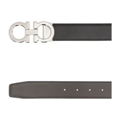 Reversible and Adjustable Gancini Belt