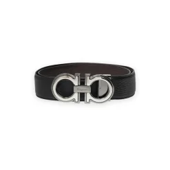 Reversible and Adjustable Gancini Belt