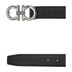Reversible and Adjustable Gancini Belt