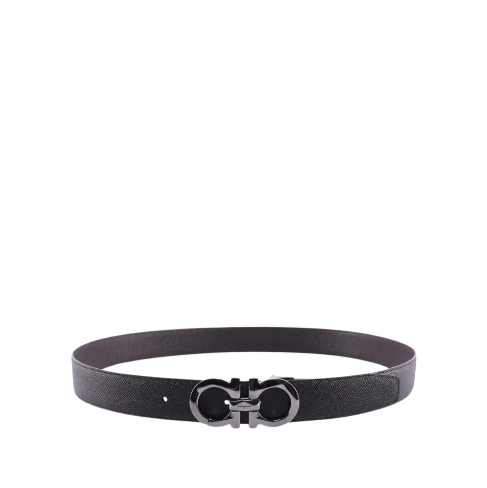 Reversible and Adjustable Gancini Belt