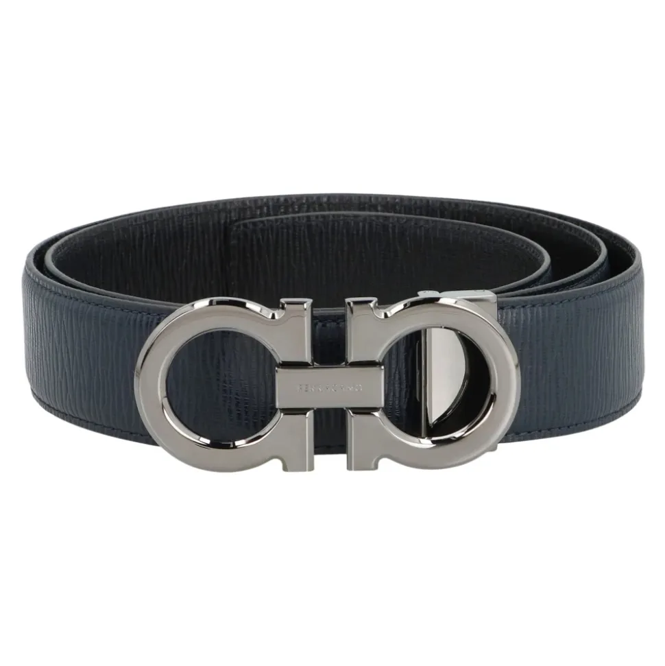 Reversible and Adjustable Gancini Belt